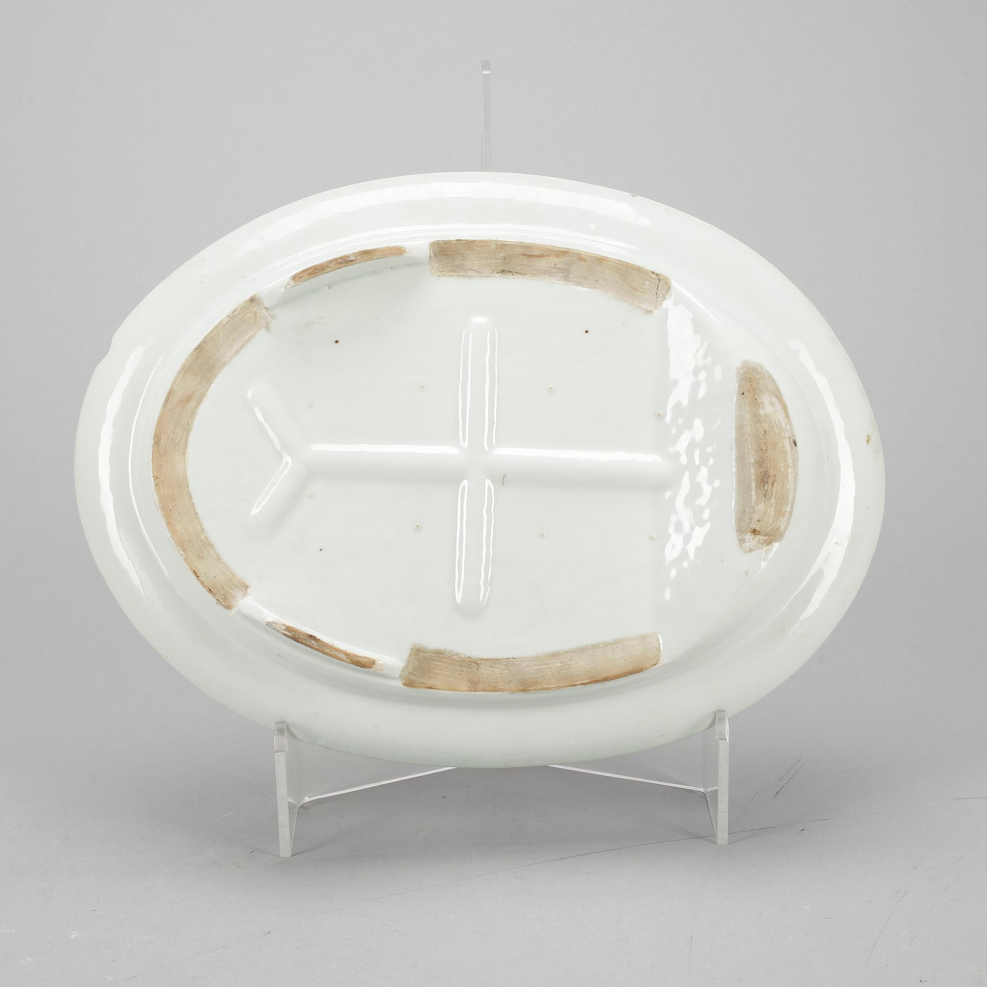 FAT, porslin, Kanton, Kina, 1800-tal.