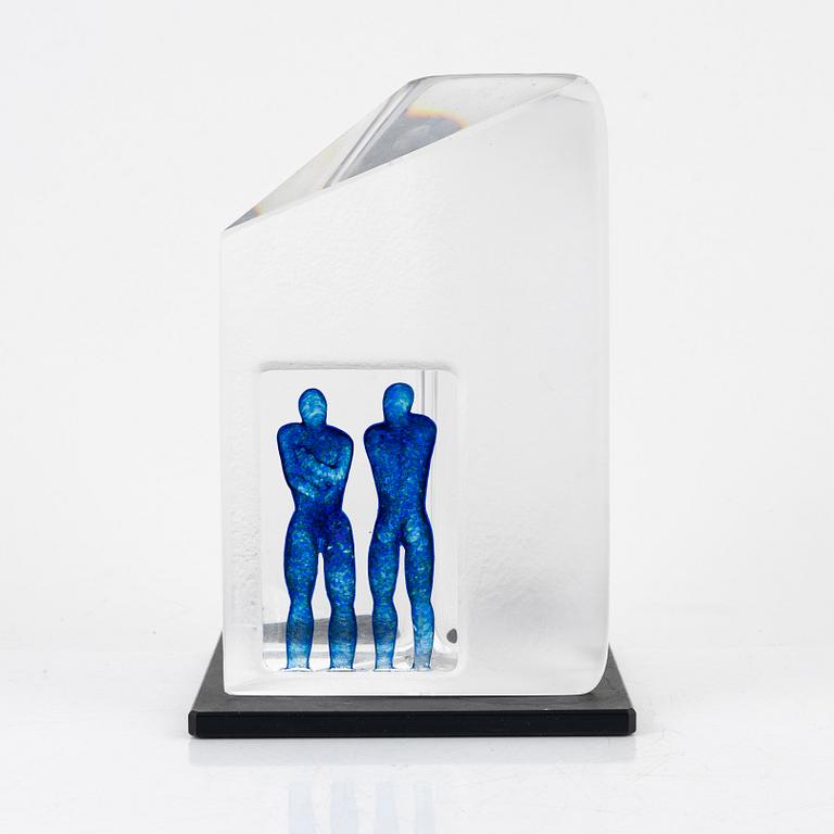 Bertil Vallien, a sculpture, Kosta Boda.