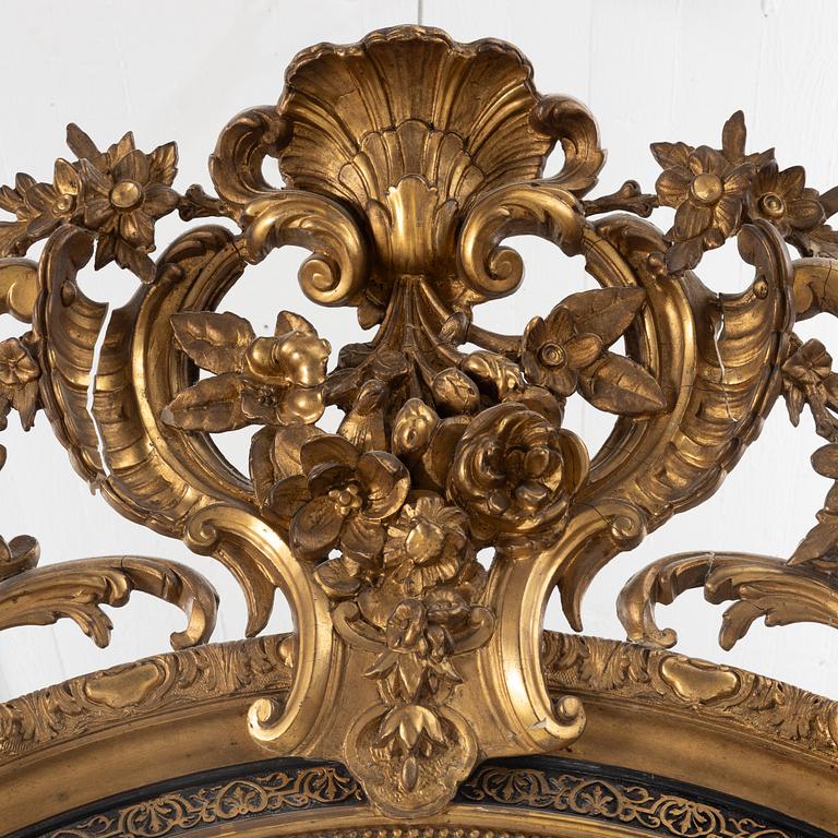 A late 19th Century mirror.