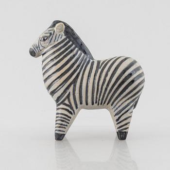 Lisa Larson, figurin, stengods, "Zebra", ur serien "Stora Zoo", Gustavsberg.