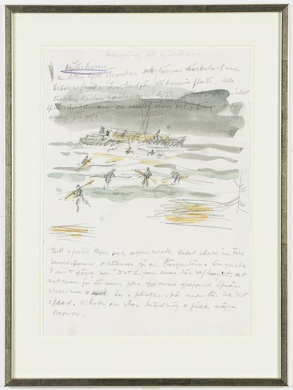 Gösta Werner, "Bärgning el sjöröveri".