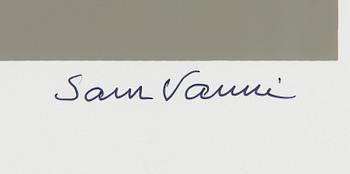 Sam Vanni, silkscreen, exhibition poster, signed Sam Vanni.