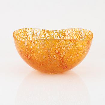 Kjell Engman, a glass bowl, 'Dino', Kosta Boda.