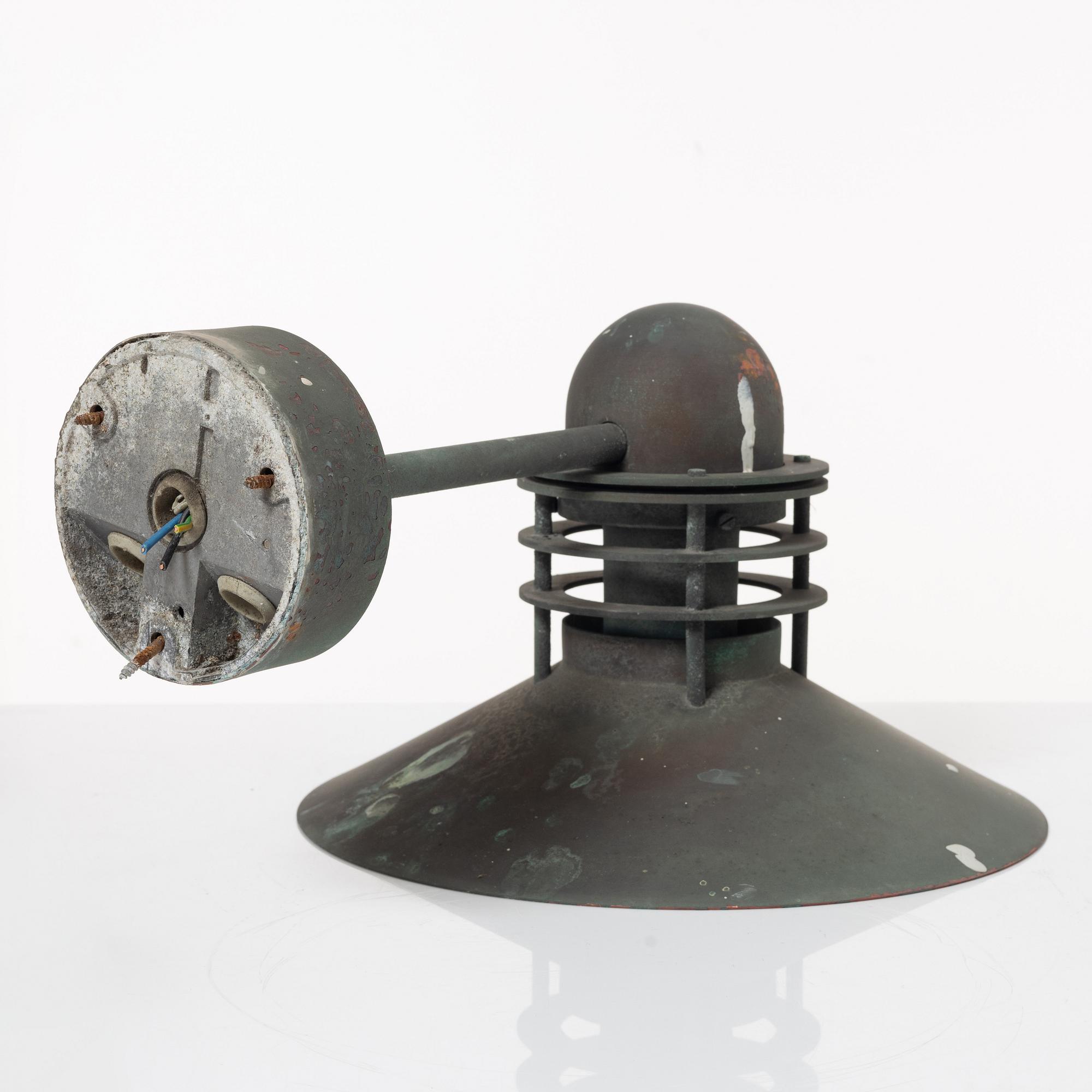 Alfred Homann & Ole V Kjaer, exterior lamp "Nyhavn", Louis Poulsen, Denmark.