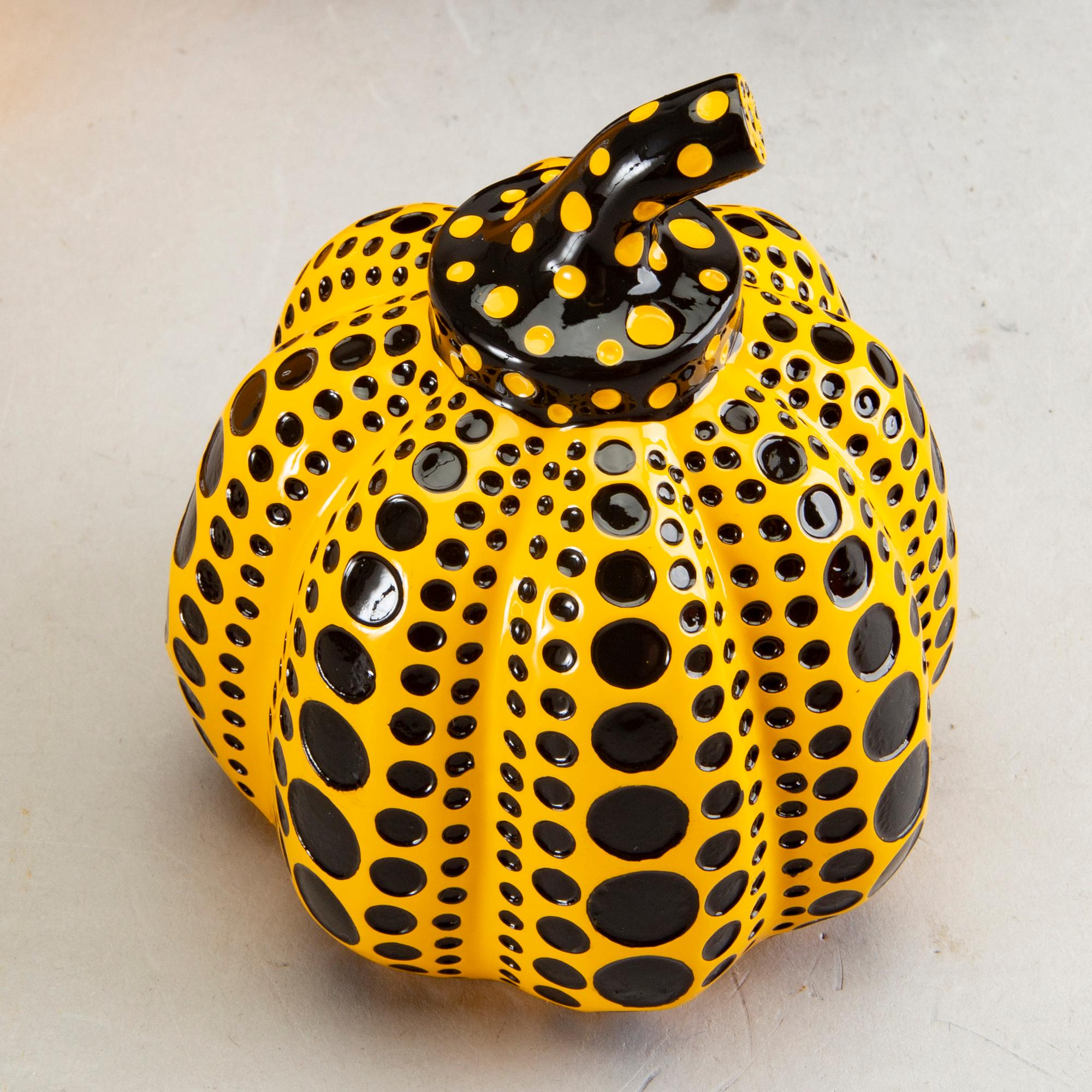 YAYOI KUSAMA, after, multiple, painted cast resin, published by Benesse Holdings, Inc., Naoshima, Japan, 2013.