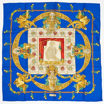 Hermès, scarf, "Homage to Charles Garnier Architect of the Opéra de Paris".