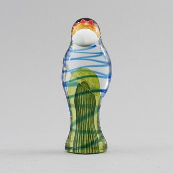 SKULPTUR, glas, Kjell Engman, Kosta, sent 1900-tal.