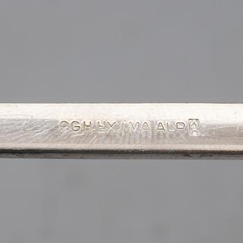 SKALDJURSBESTICK, 12 st (6+6), CG Hallberg och Mema, 1900-talets mitt.