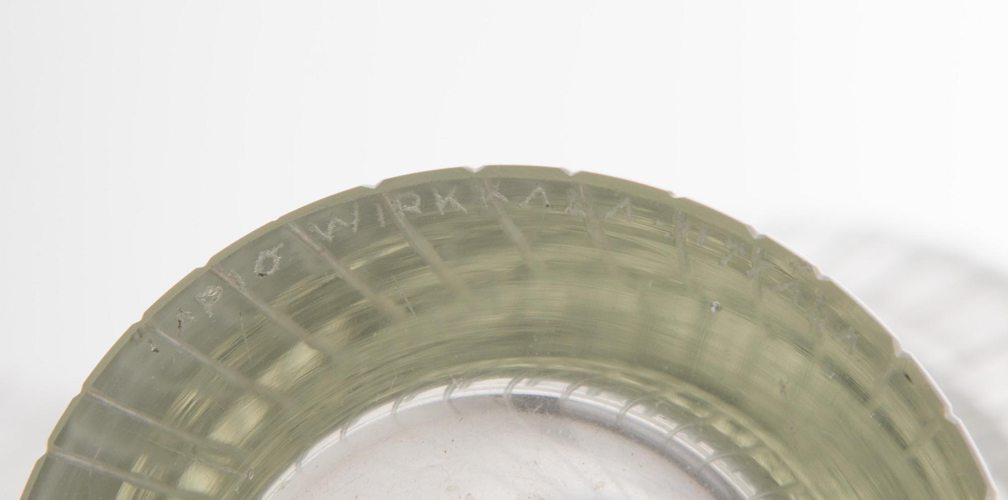TAPIO WIRKKALA, VAS, signerad Tapio Wirkkala Iittala, sent 1950-tal.