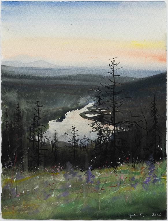 Peter Eugén, View over Åresjön.