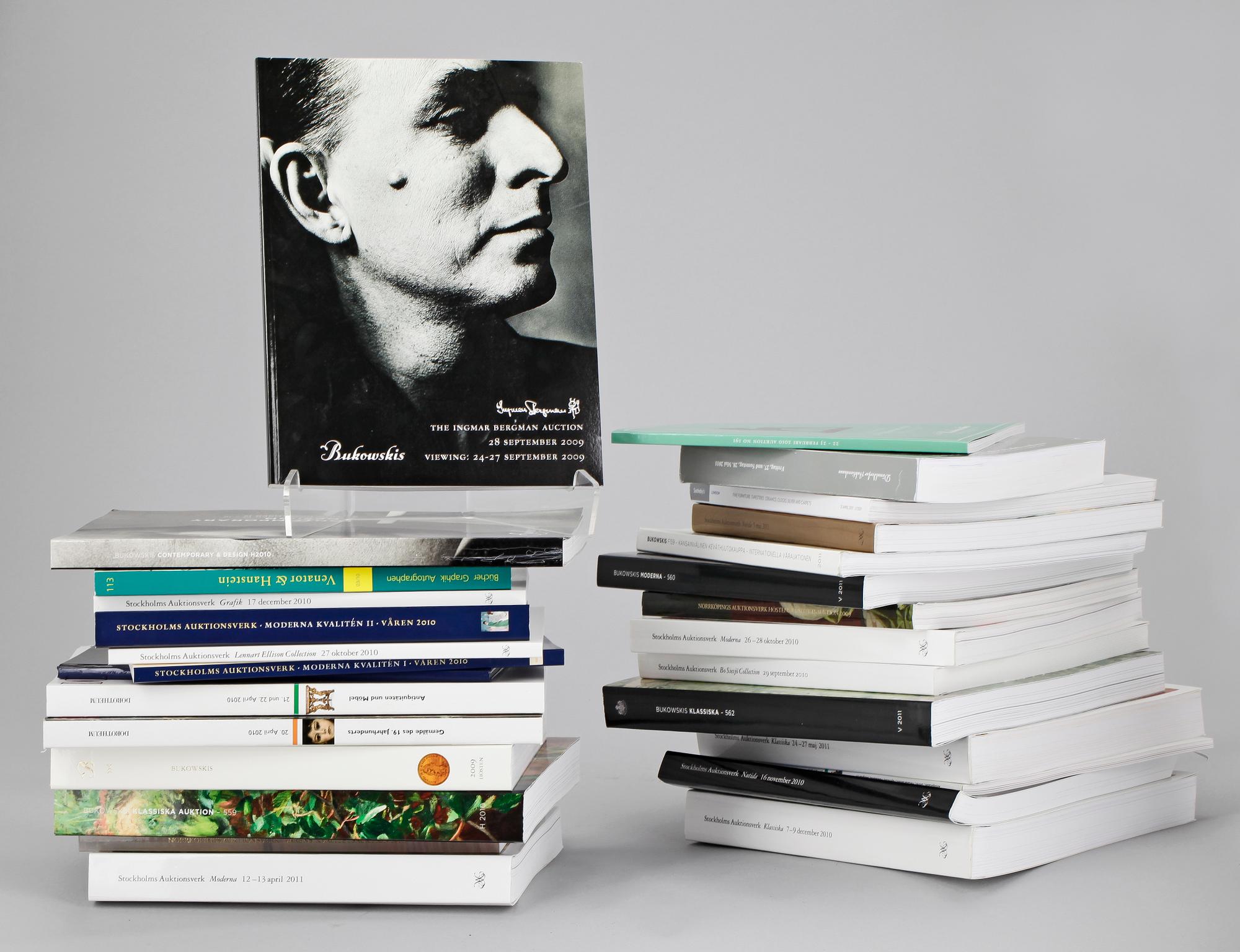PARTI AUKTIONSKATALOGER, 25 st, 2009-2011.