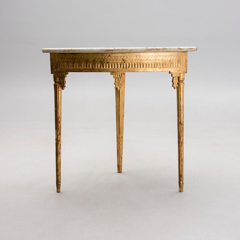 CORNER TABLE, gustavian late 18th century.