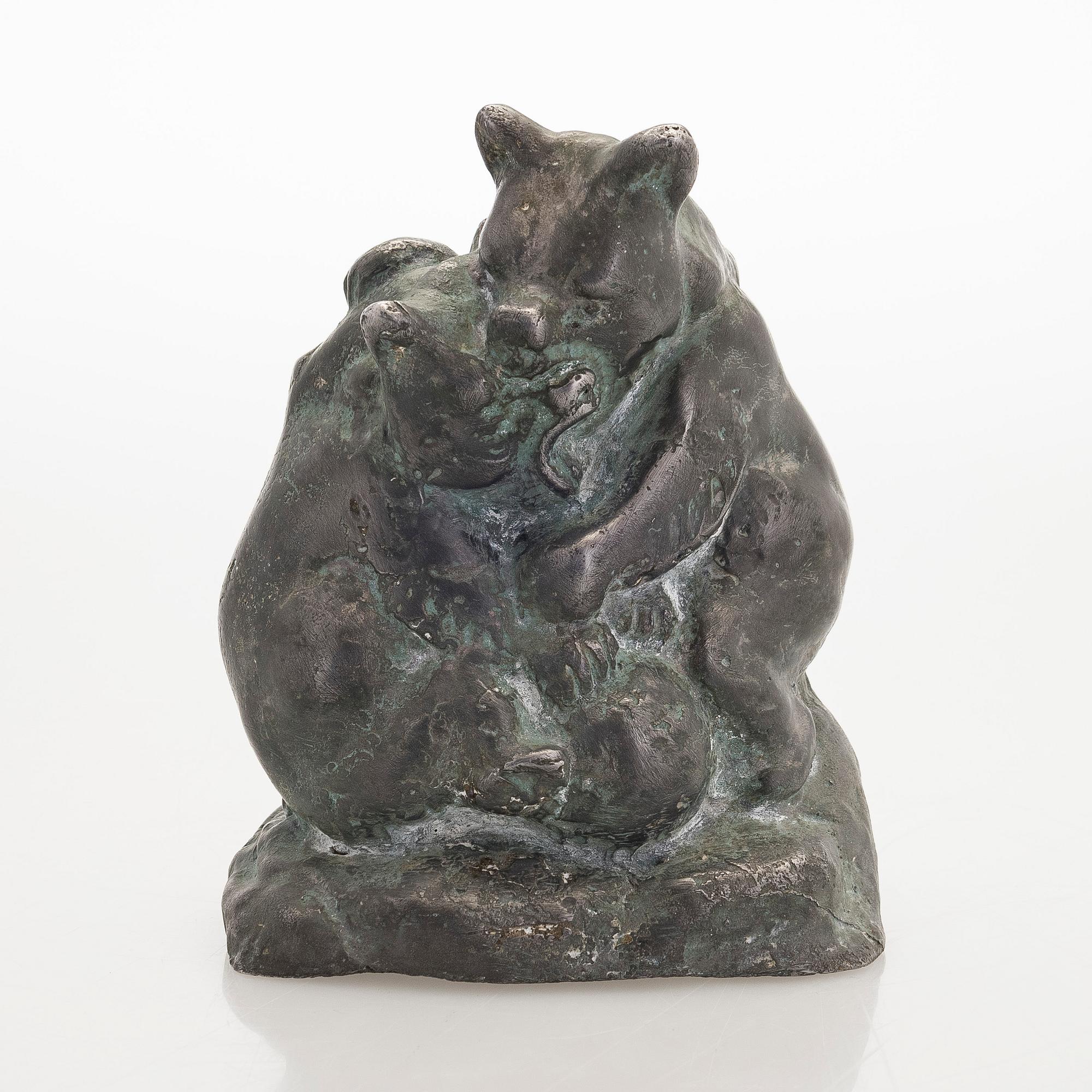 August Koskinen, Leikkivät karhunpennut.