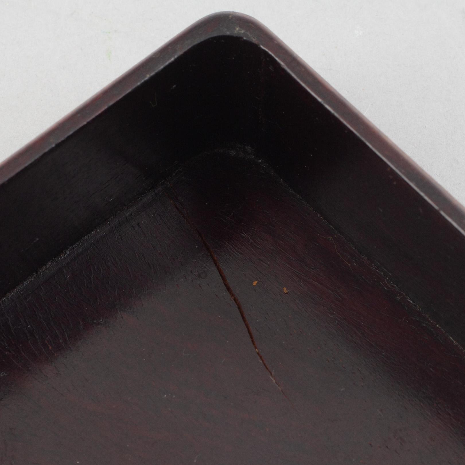 Two Chinese hardwood boxes with nephrite plaques, 20th century.