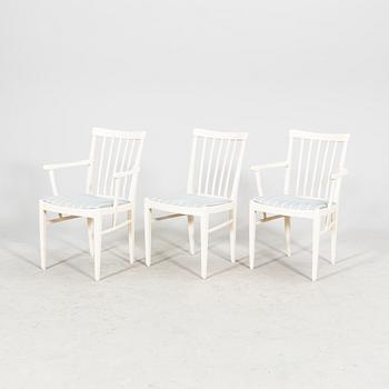 Carl Malmsten, a seven piece dining suite, model 'Herrgården', Åfors Möbelfabrik.