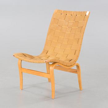 A lounge chair, model "Eva", designed by Bruno Mathsson for Firma Karl Mathsson, dated 1941.