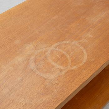 Josef Frank, a model 648 library table, Firma Svenskt Tenn, Sweden, before 1985.