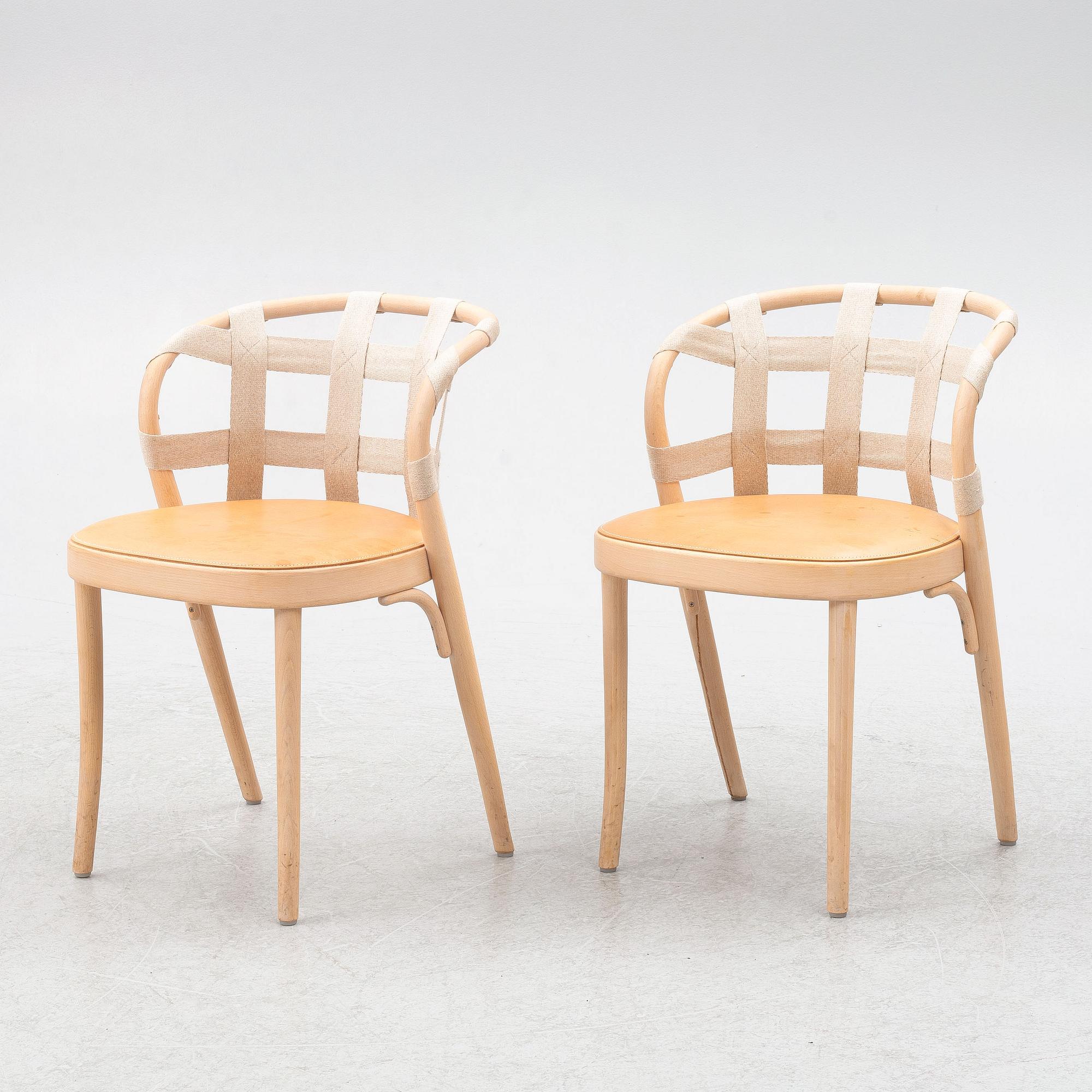 Front, armchairs, a pair, "Collage", Gemla, 2015.