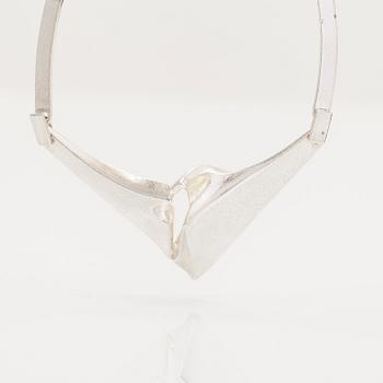 Björn Weckström, a sterling silver necklace, 'Hesperia',  Lapponia 1989.