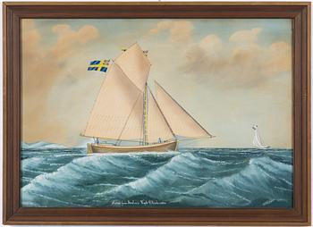 Lars Petter Sjöström, Kuttern "Svea" från Malmö (Kaptn P. Andersson).