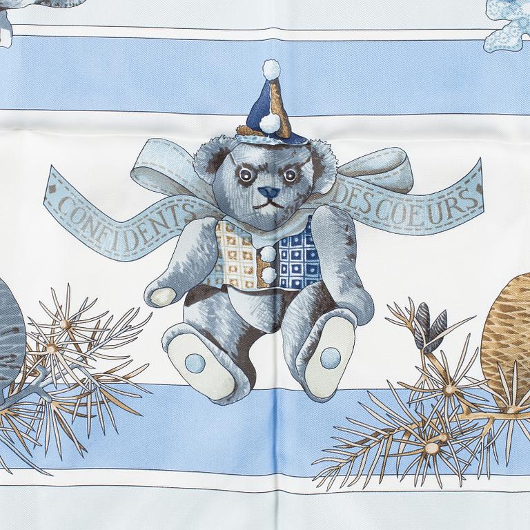 Hermès, scarf, "Confidents Des Coeurs".