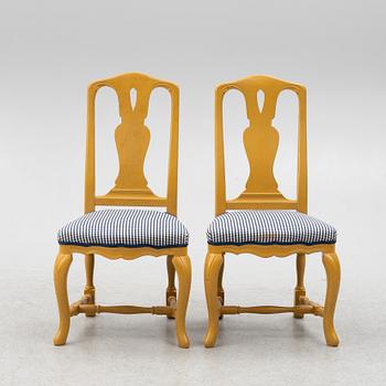 Chairs, 6 pcs, Rococo style, second half of the 20th century.