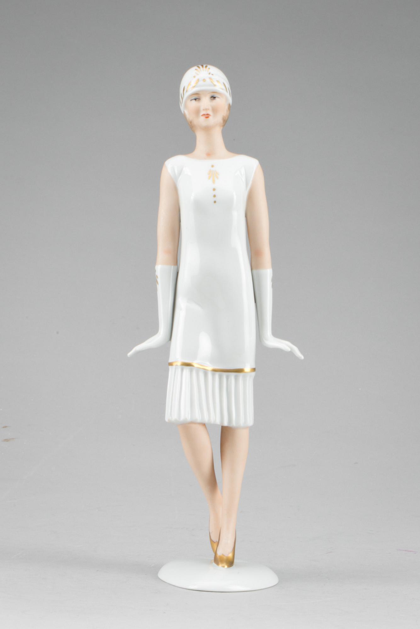 FIGURIN, porslin, Wallendorf, 1900-tal.