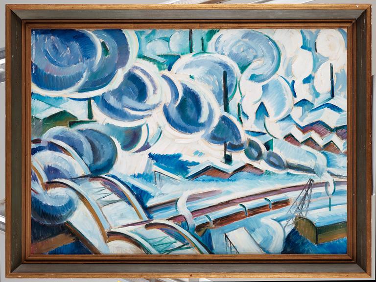 Agnes Cleve, "St Eriksbron" (The bridge St Eriksbron, Stockholm".