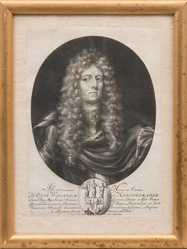 A COPPER ENGRAVING, 17th Century.
