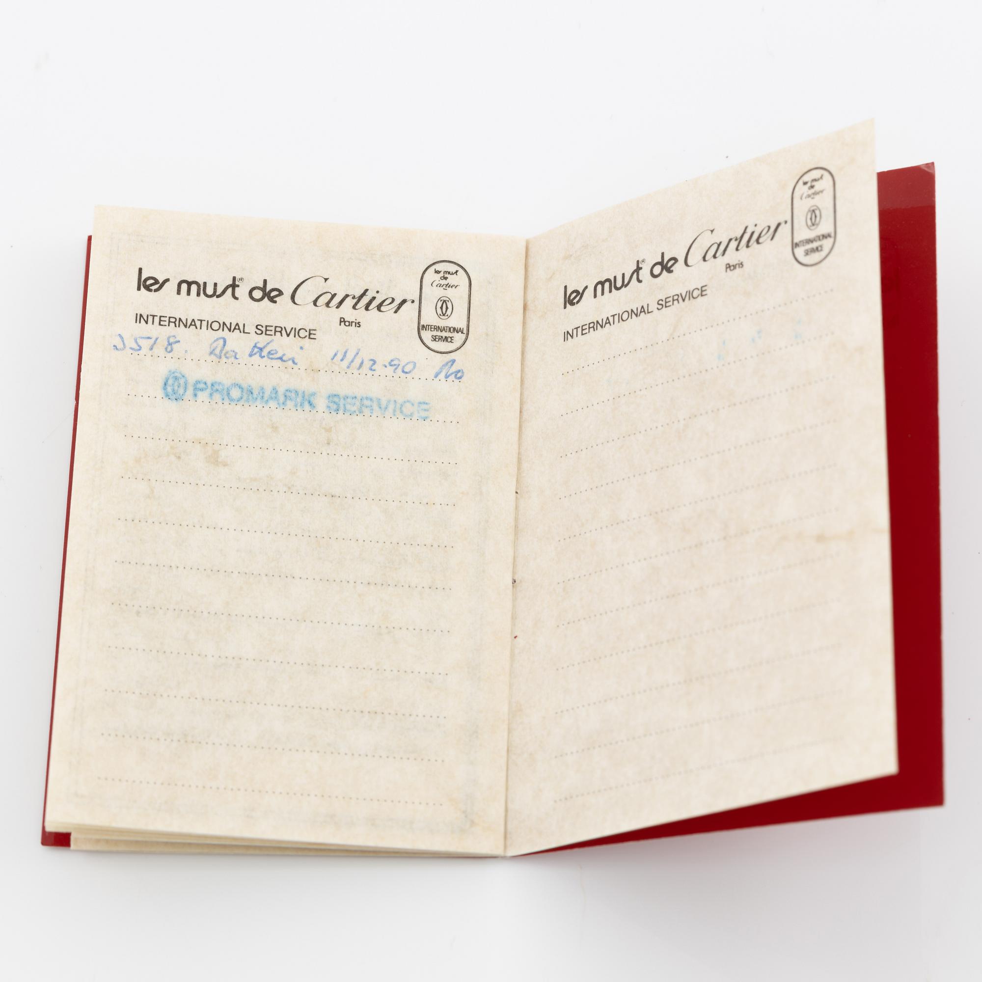 Cartier, Vendôme, "Trinity", wristwatch, 24 mm.