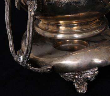 SAMOVARER, 2 st, metall, 1900-tal.