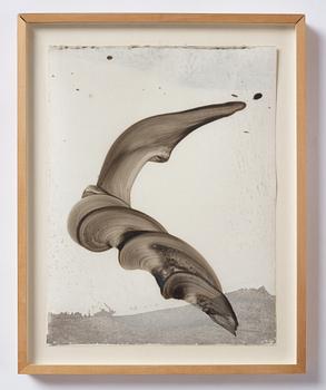 James Nares, executed in 1993, oil on waxed paper.