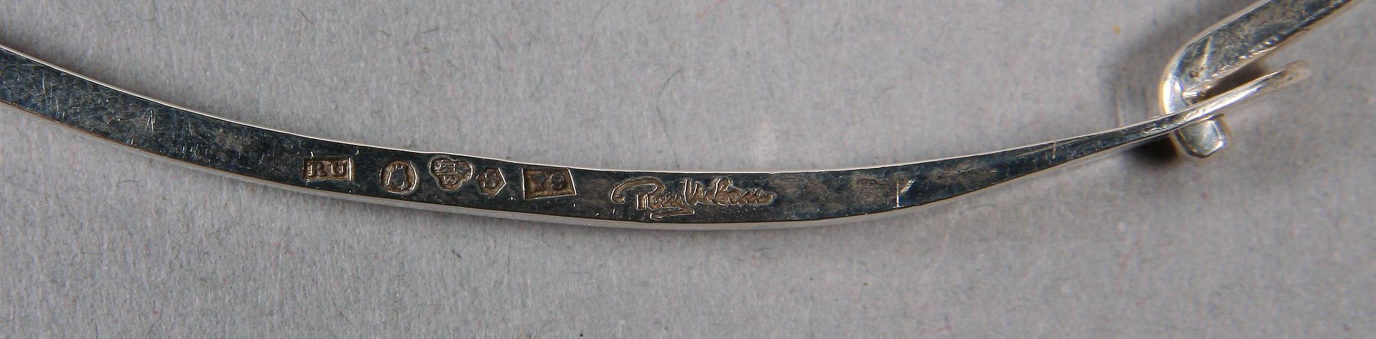 HALSRING, silver, Ray Urban, Stockholm 1973.