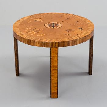 BORD, troligen Birger Ekman, Mjölby Intarsia, 1930-tal.