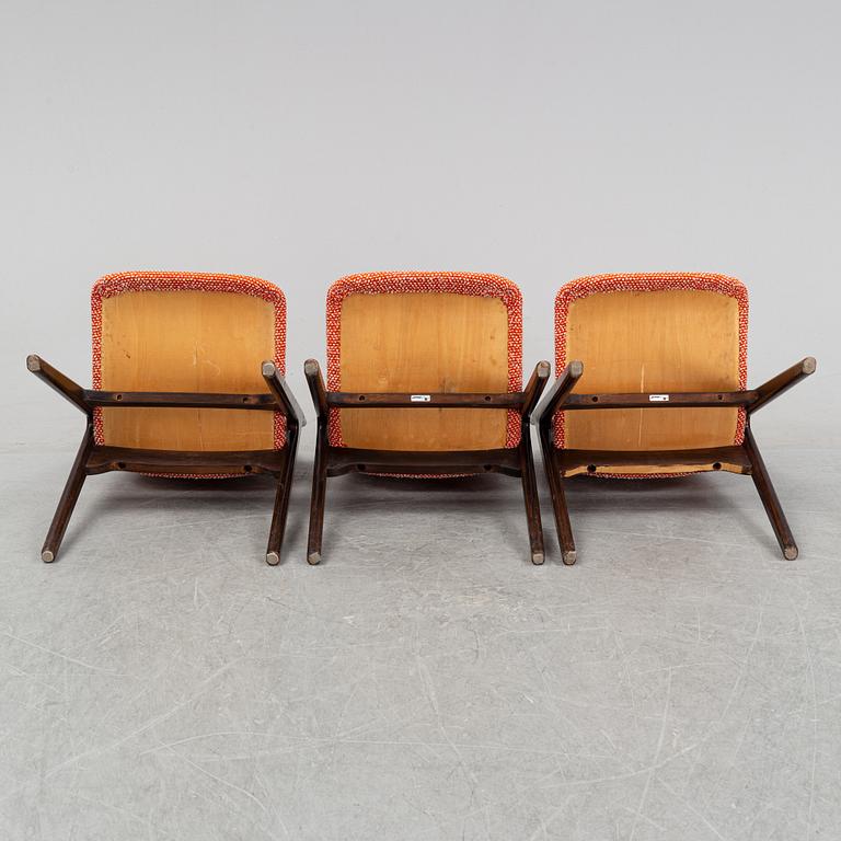 Three chairs, Treman, 1950's/60's.