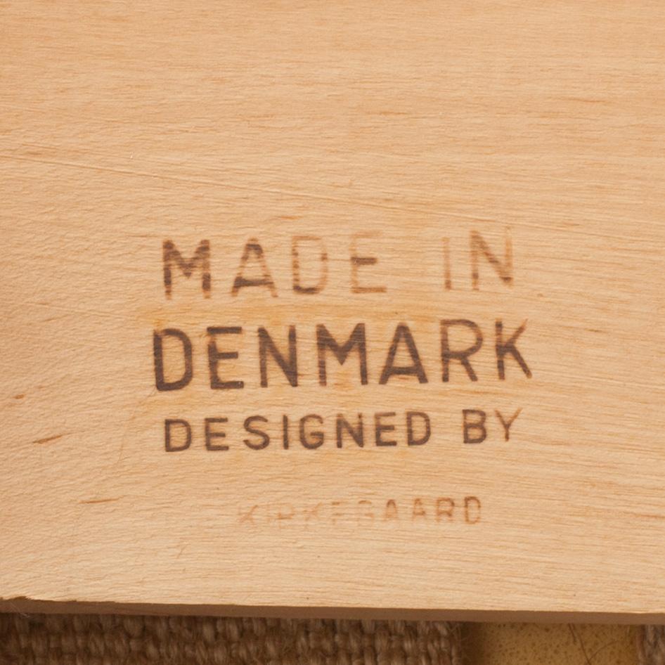 KARMSTOL, Erik Kirkegaard, Höng Stolefabrik, Danmark, märkt.