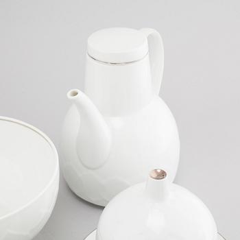 SERVIS, 90 pieces, porcelain, "Lotus", Rosenthal, Björn Wiinblad, 20th century later part.