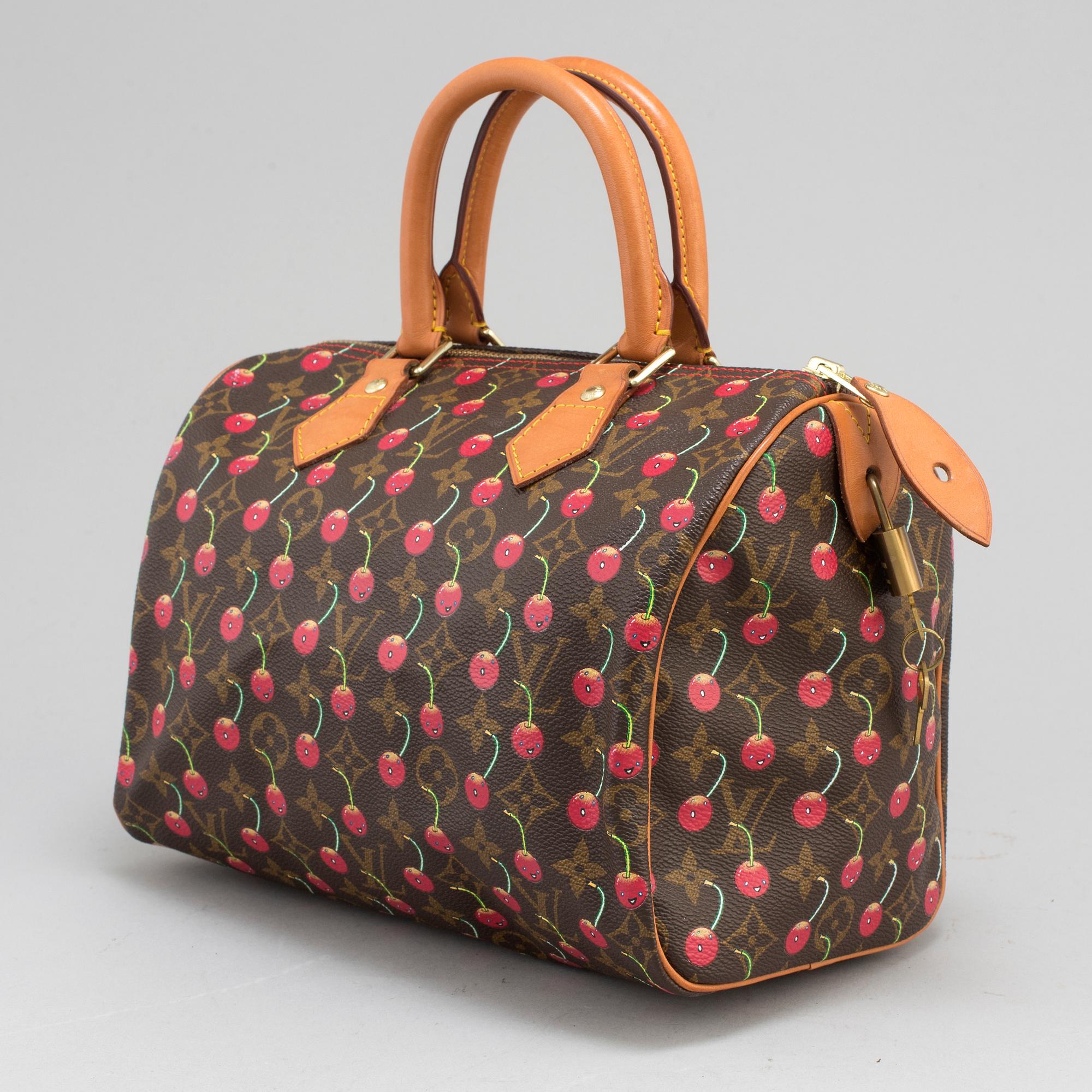 LOUIS VUITTON, "Monogram cerises cherry Speedy 25", limited edition s/s 2005.
