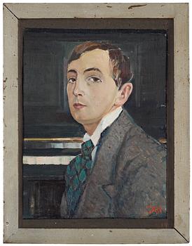 18. Gösta Adrian-Nilsson, "Självporträtt" (Self-portrait).