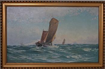 LUDVIG RICHARDE, olja på duk, sign och dat 1890.