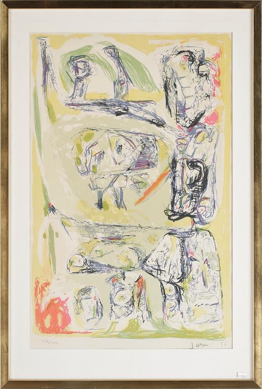 ASGER JORN, litografi. Signerad och daterad -55.