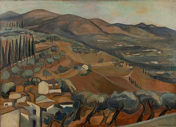 Elsa Ström-Ciacelli, Sydländskt landskap.