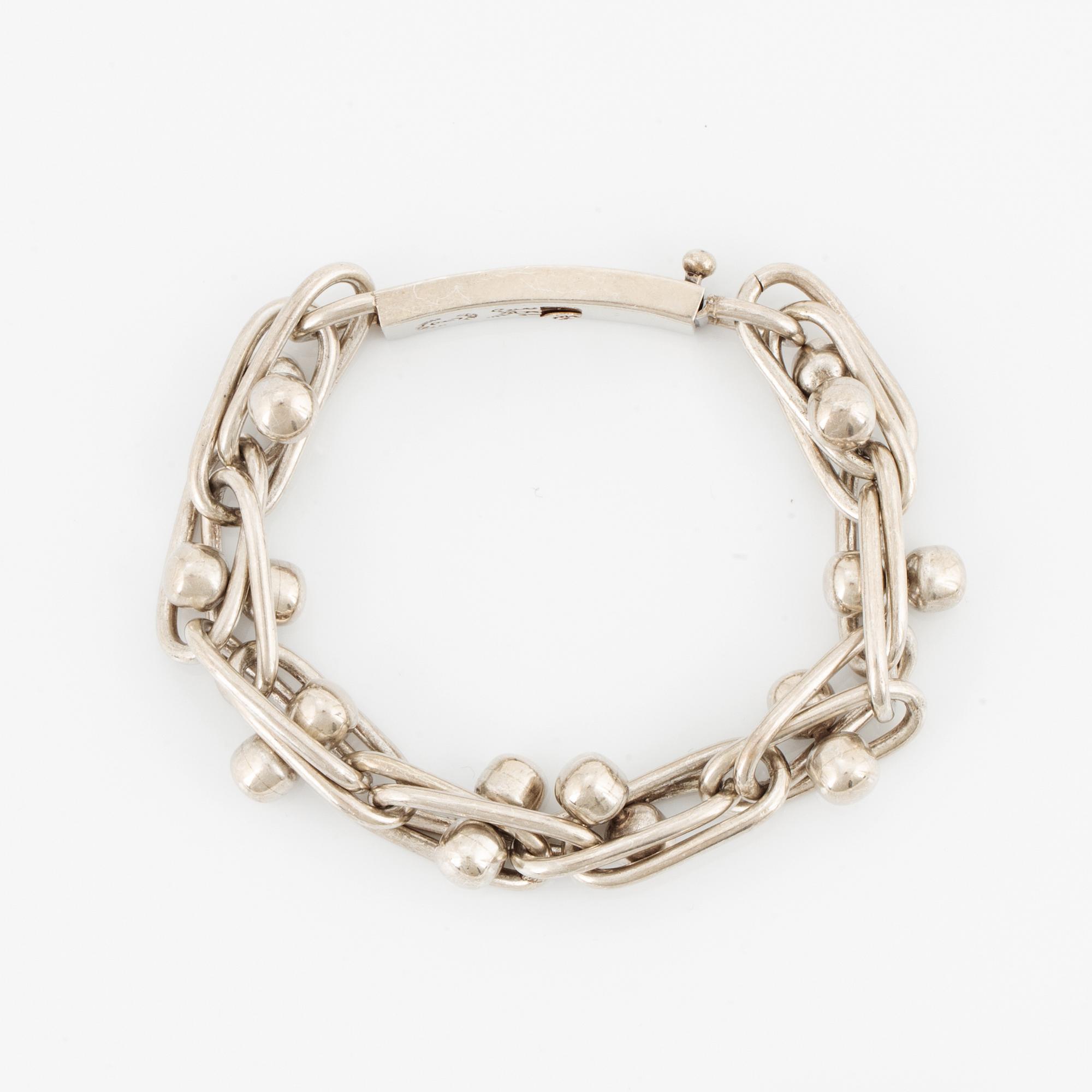 Silver bracelet, Mexico.