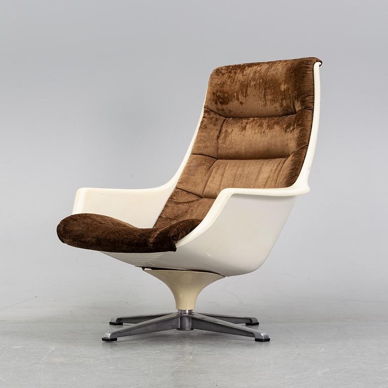 A 'Planet' ('Tellus) easy chair by Alf Svensson & Yngvar Sandström, IKEA, 1970's.