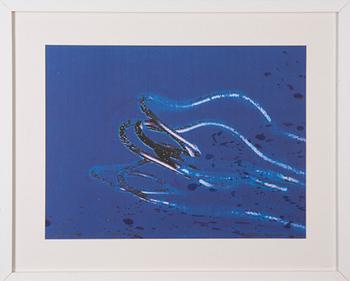 KIMMO PYYKKÖ, litografi, signerad och daterad 2008 även a tergo. Konstnärens avdrag.