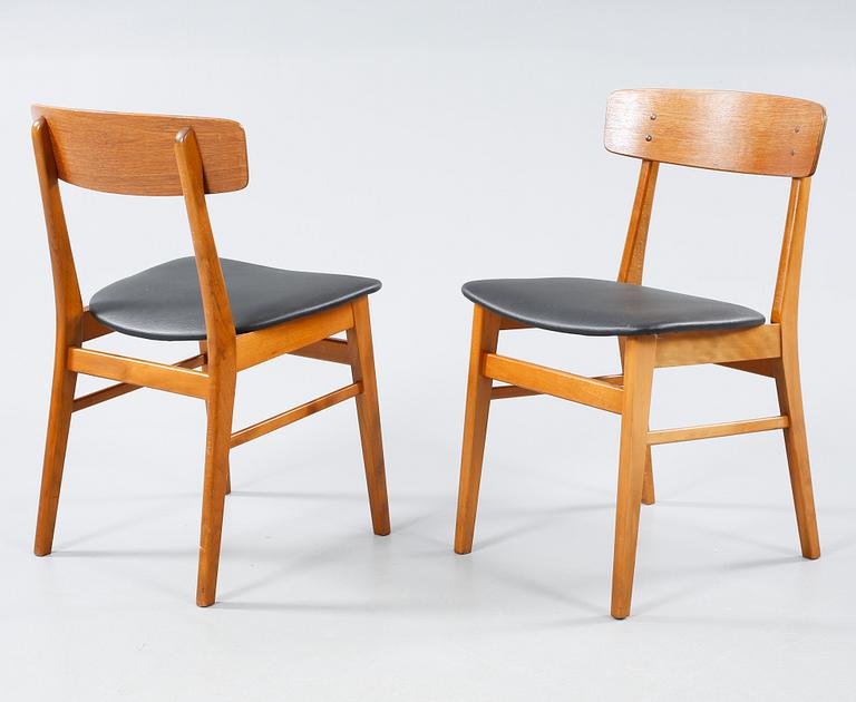 Four 1950/60s Farstrup chairs.