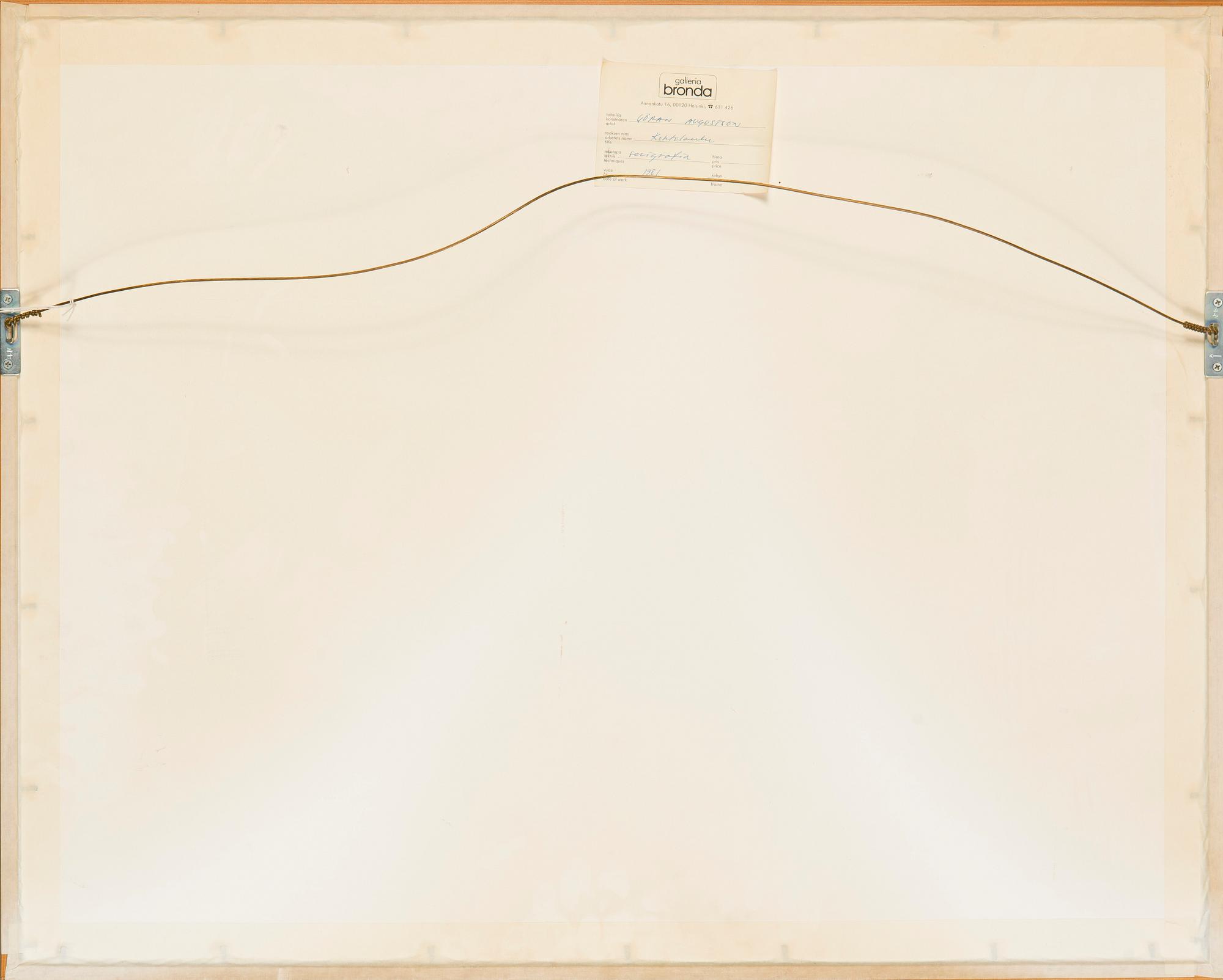 Göran Augustson, "Kehtolaulu" (Vaggvisa).