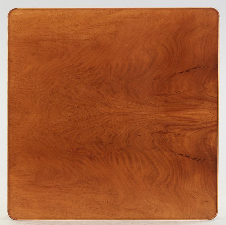 A Josef Frank 'Diplomat' mahogany sofa table, Svenskt Tenn, probably 1950's.