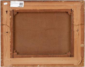 OKÄND KONSTNÄR, olja på duk, osignerad, sannolikt runt år 1900.