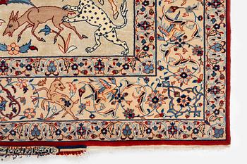 A semi-antique rug, Central Persia, signed (Hosien) Seirafian, c. 166 x 117 cm.